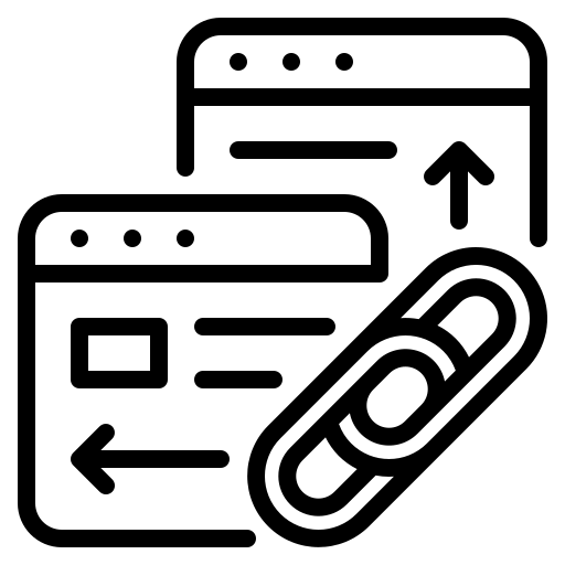 Website backlinks - icon